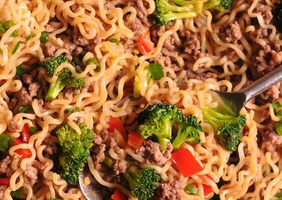 Beef Ramen Noodle Stir Fry..Way Better Than Take Out!