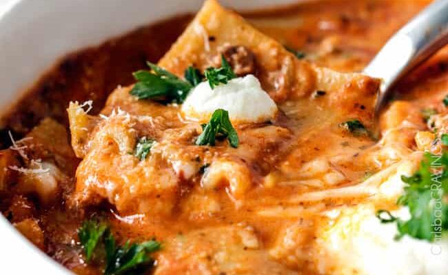 LASAGNA SOUP—–MAKE A BIG POT!!