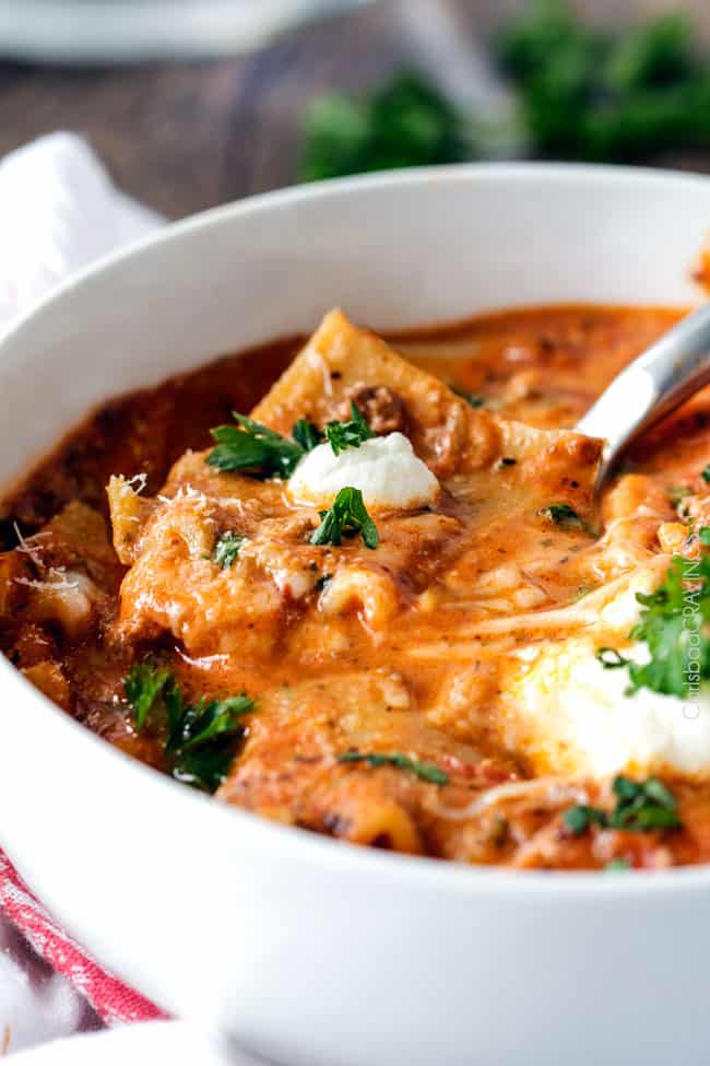 LASAGNA SOUP—–MAKE A BIG POT!!