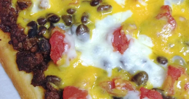 Mexican Pizza…..This One’s a Winner.