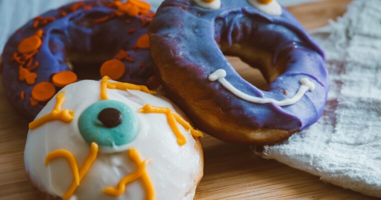 Kid Friendly…Halloween Monster Doughnuts
