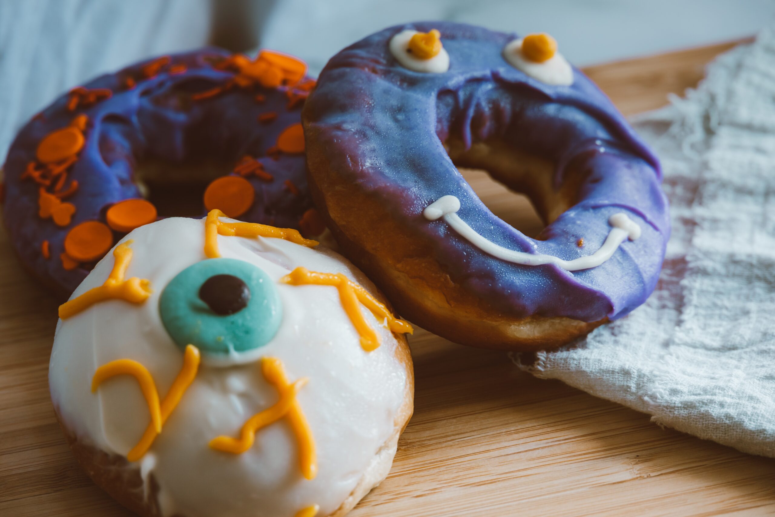 Kid Friendly…Halloween Monster Doughnuts