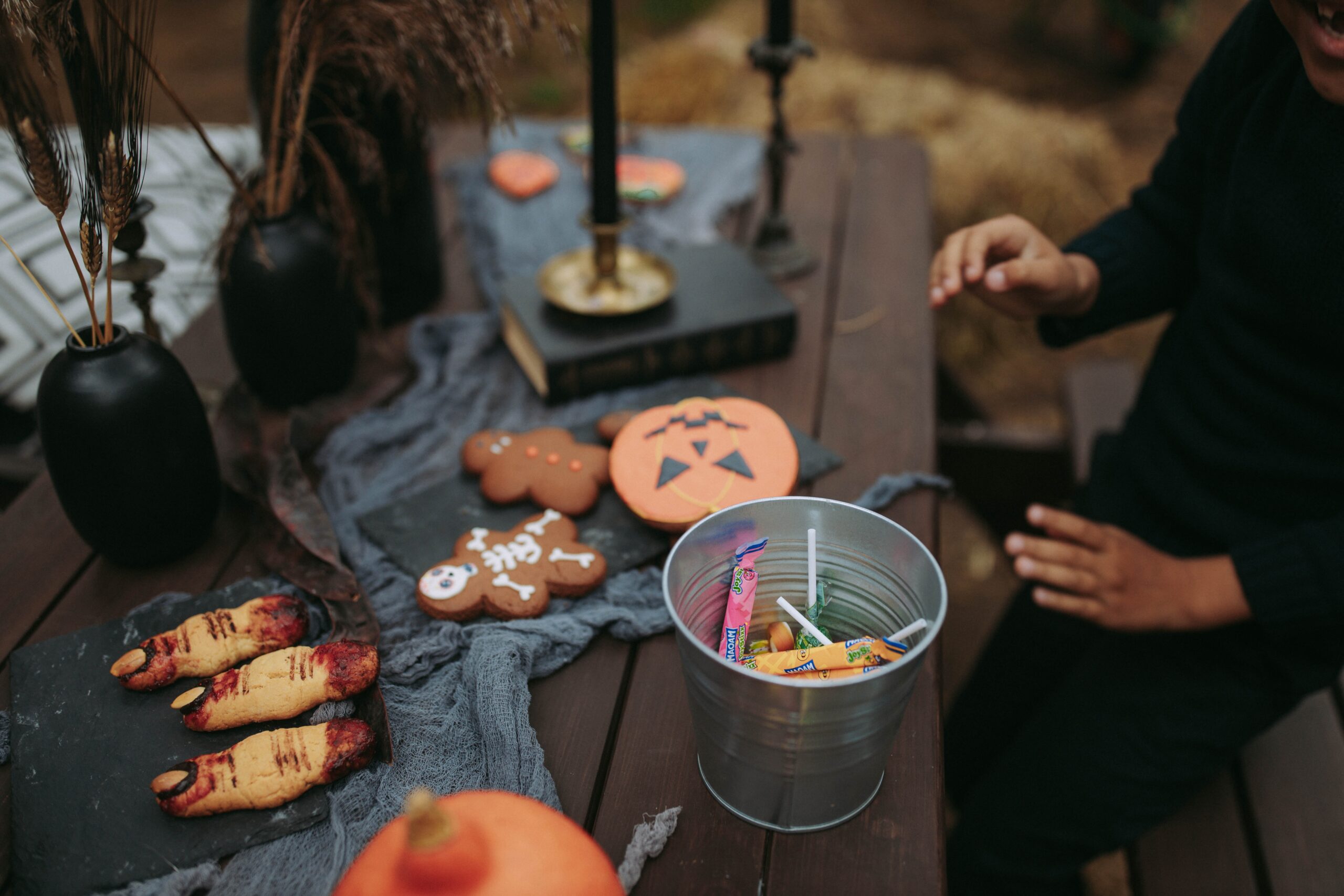 Creepy Witch Finger Cookies