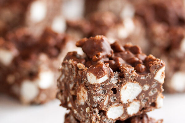 Heavenly Rocky Road Fudge