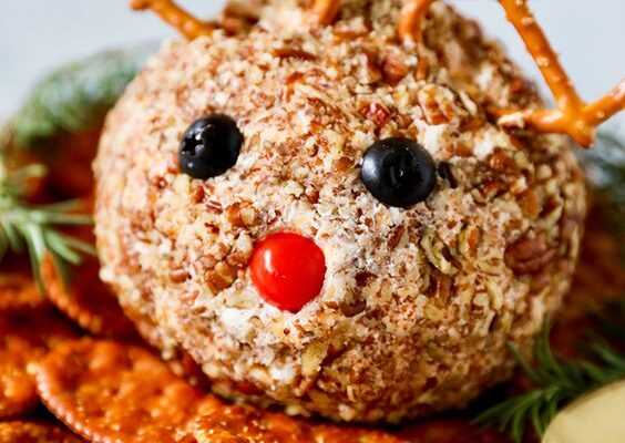 Holiday Rudolph Cheese Ball