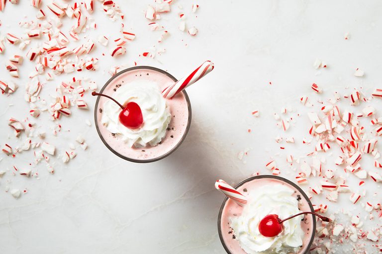 Peppermint Milk Shake..a Favorite Holiday Treat