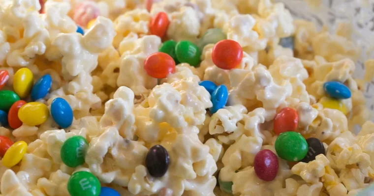 White Chocolate Popcorn Recipe For Christmas