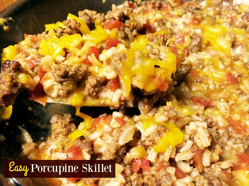 Porcupines In a Skillet Dinner