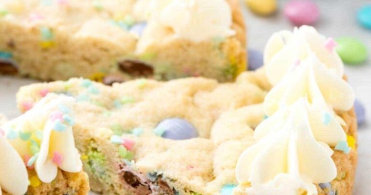 Sugar Cookie Cake For Easter