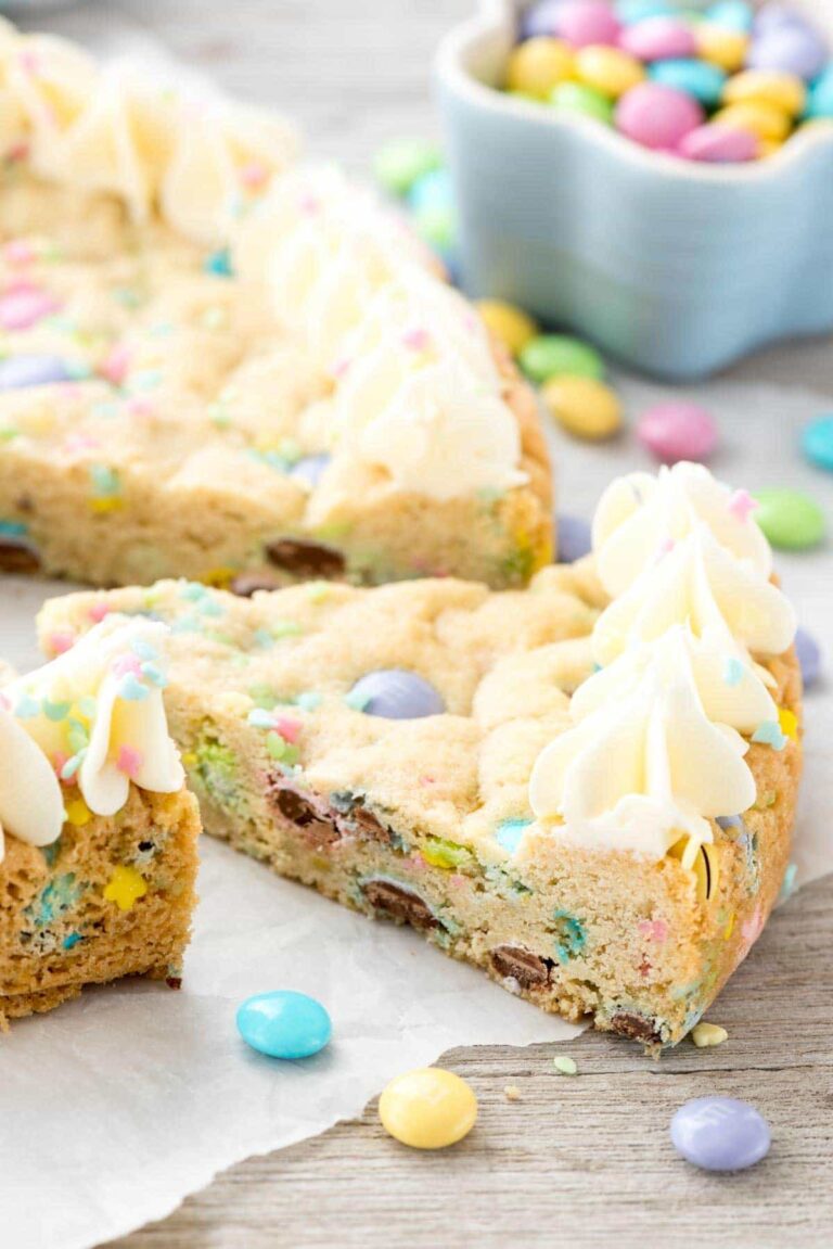Sugar Cookie Cake For Easter