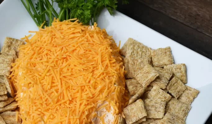 Carrot Shaped Cheese Ball