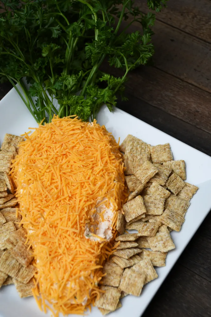 Carrot Shaped Cheese Ball