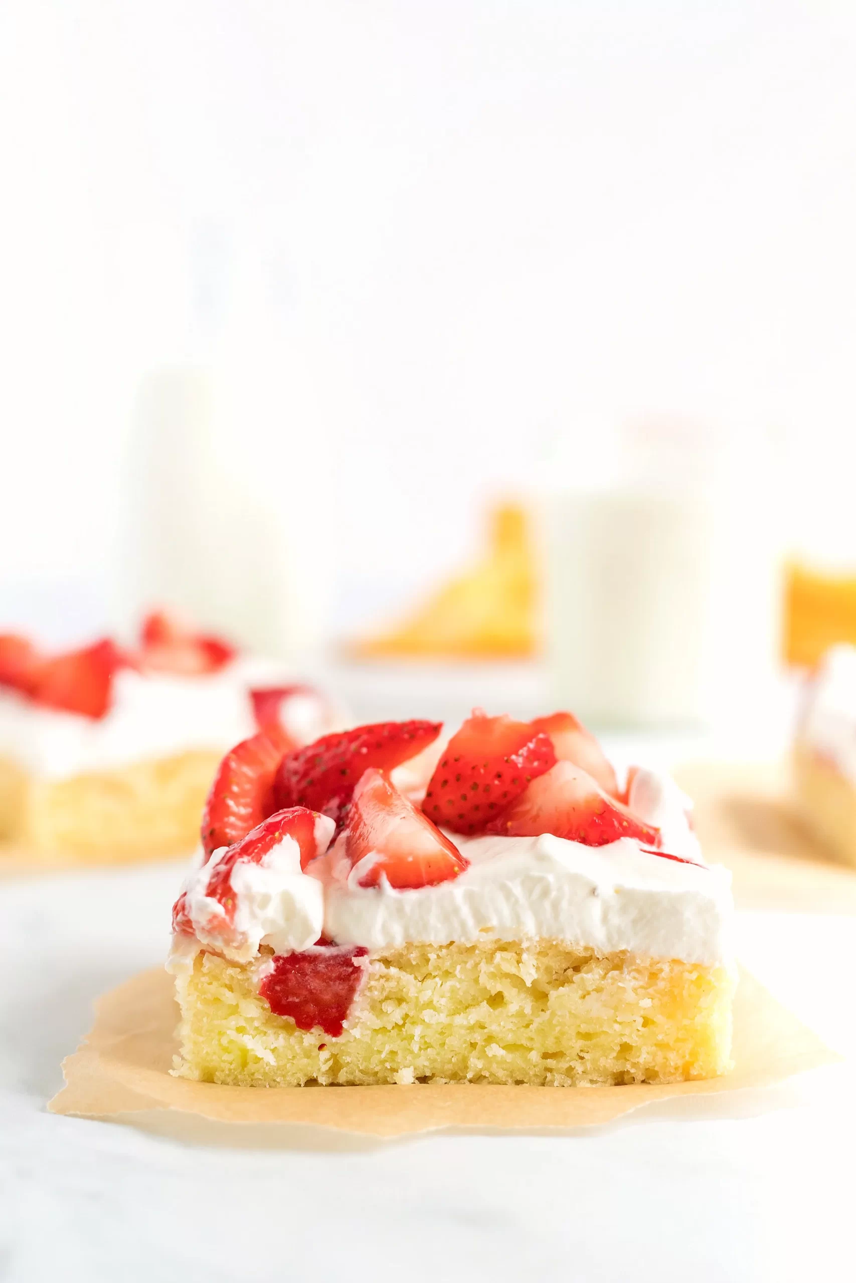 Slab Strawberry Shortcake