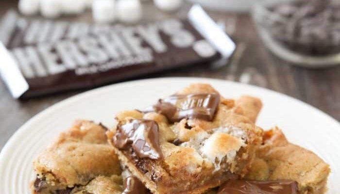 Yummy S’Mores Cookie Bars