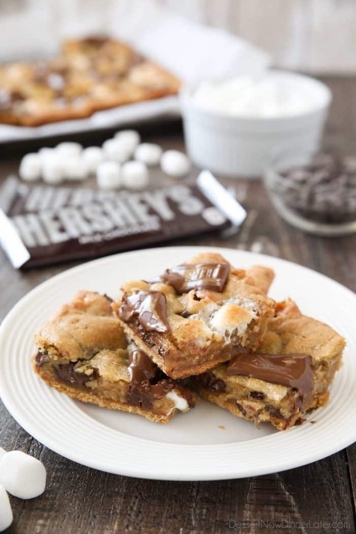 Yummy S’Mores Cookie Bars