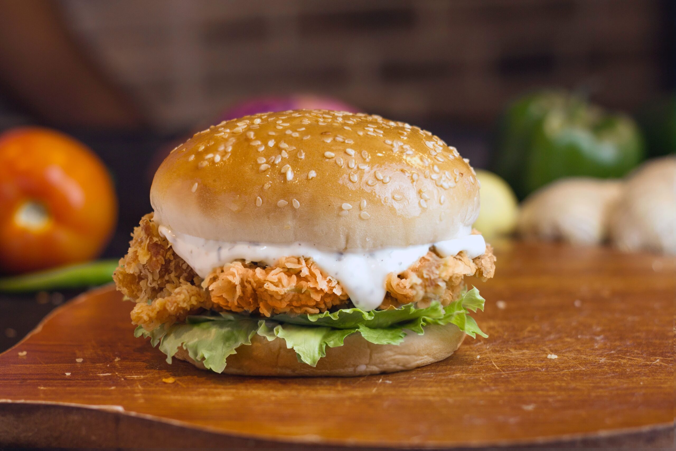 Spicy Buffalo Chicken Burgers