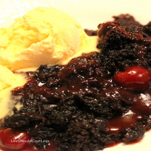 Dutch-Oven Chocolate Cherry Cobbler