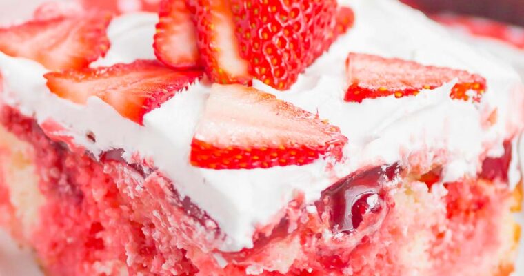 Strawberry Poke Cake