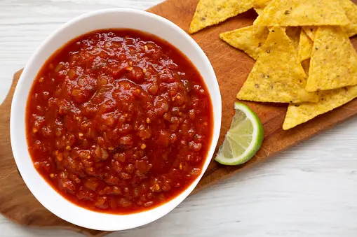 The Best SALSA Using Canned Tomatoes