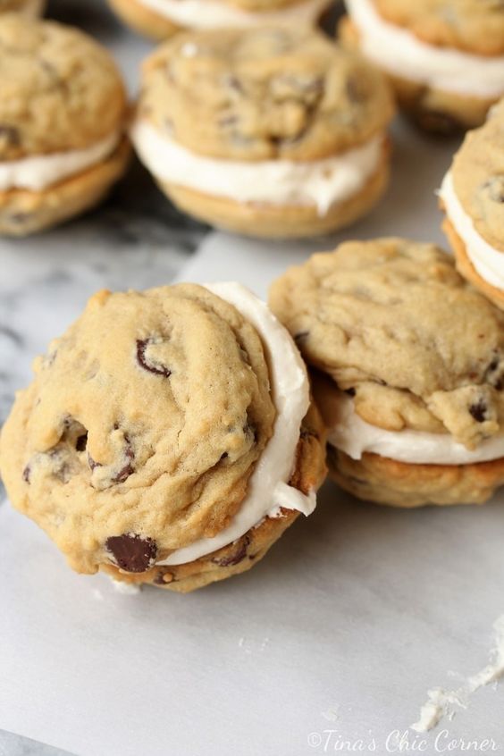 Cookie Ice Cream Sandwiches