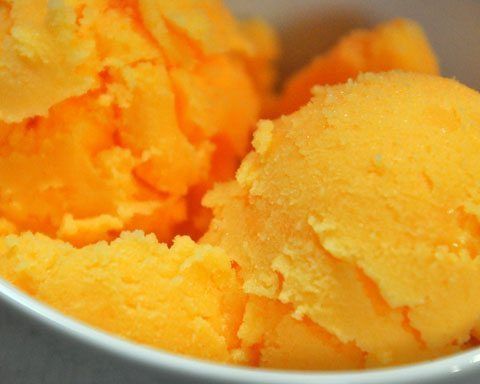 Simple Recipe For 2-Ingredient Orange Sherbert