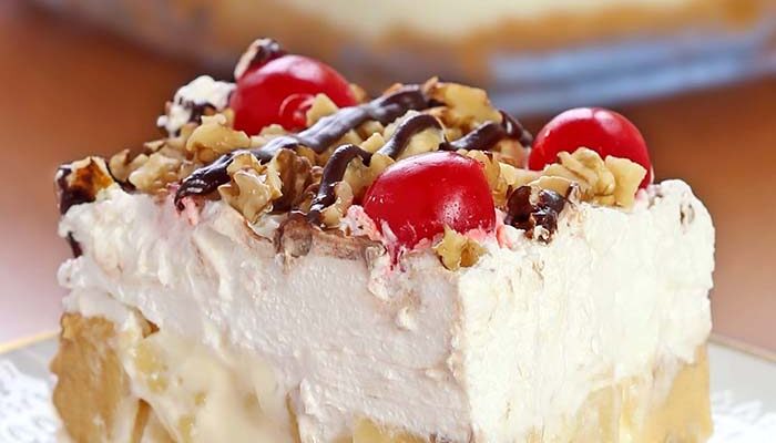 No-Bake Banana Split Dessert