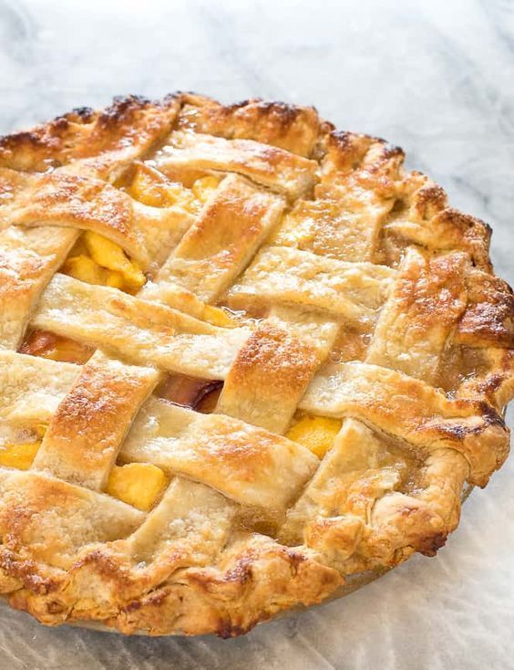 Old-Fashioned Peach Pie