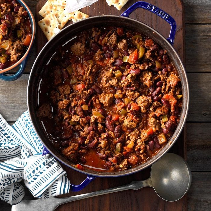 Thick and Hearty Firehouse Chili