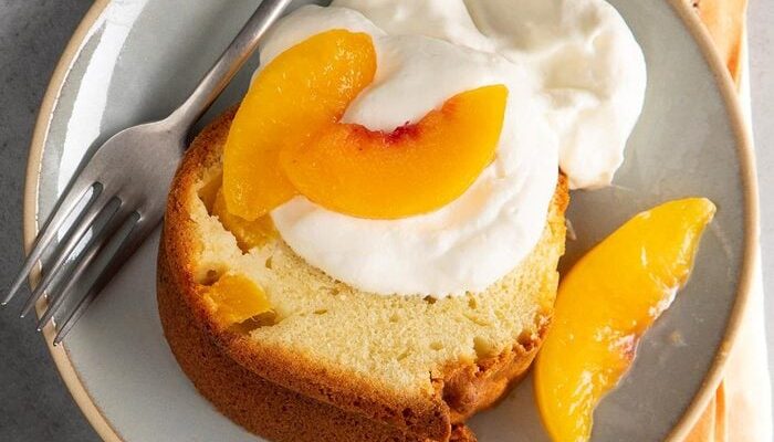 Heavenly Peach Pound Cake