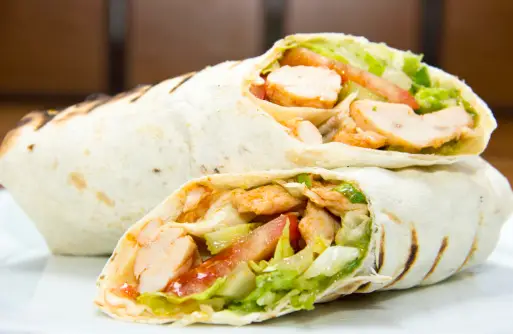 All-American Chicken Caesar Wraps