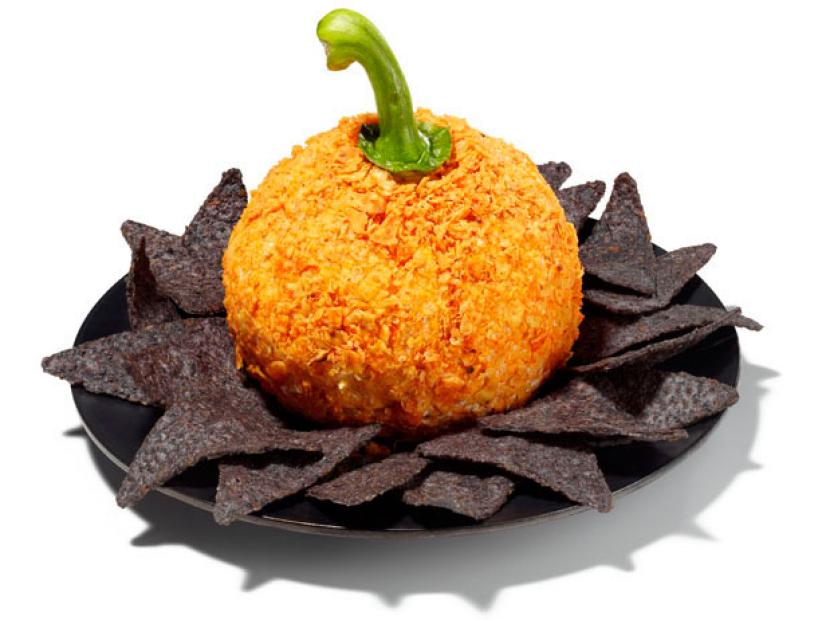 Pumpkin Shaped Cheese Ball