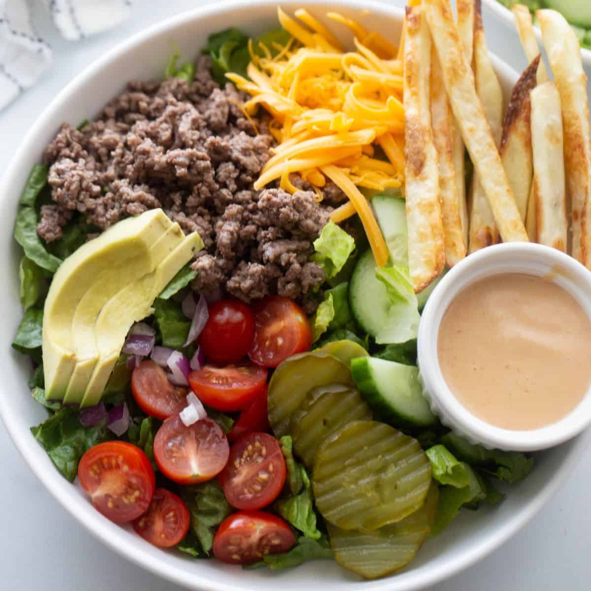 Burger In a Bowl Recipe