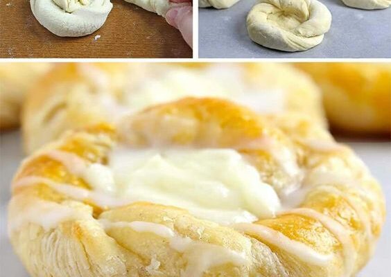 Easy Breakfast Cream Cheese Danish Recipe