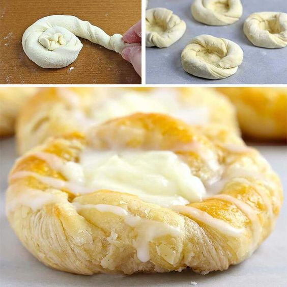 Easy Breakfast Cream Cheese Danish Recipe