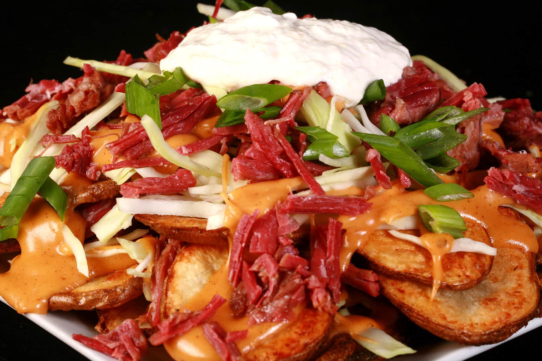 St. Patrick’ Day Corn Beef With Irish Nachos