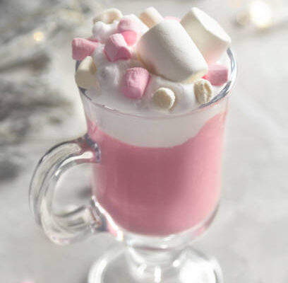 Valentine’s Day Pink Hot Chocolate