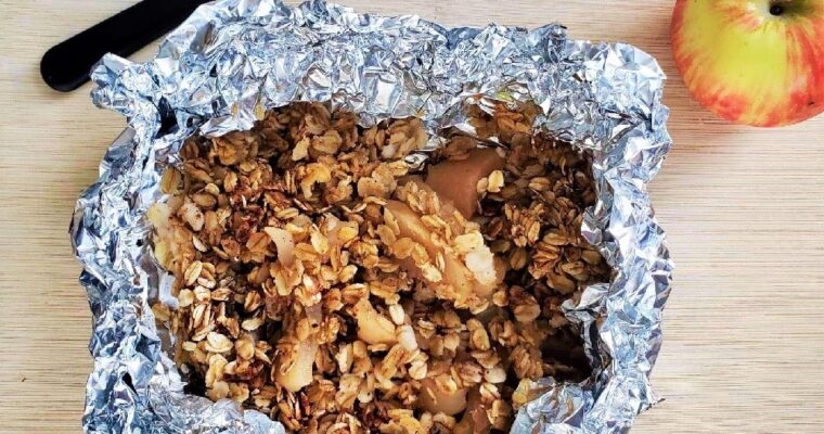 Campfire Apple Crisp Foil Packets