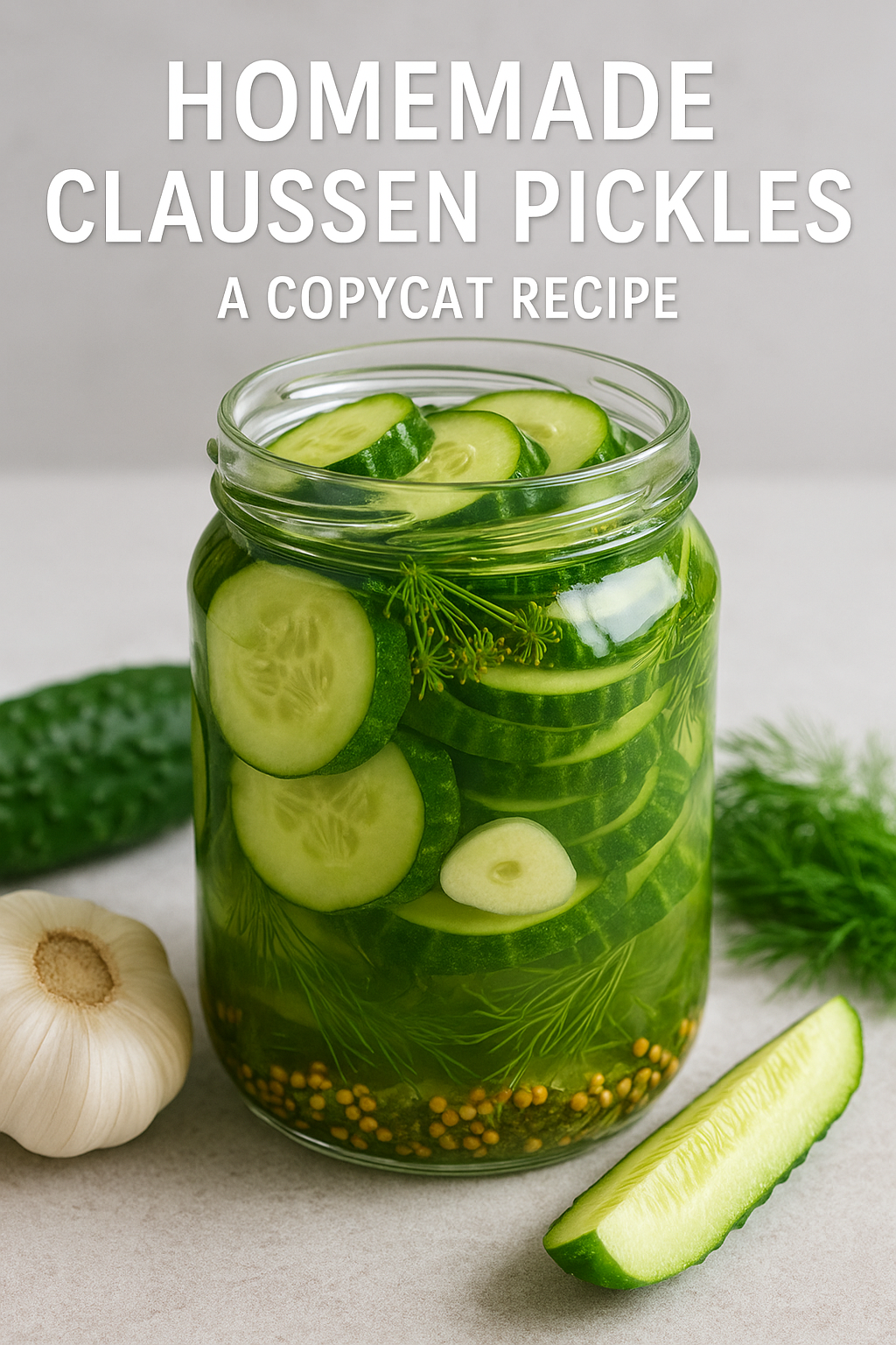 Homemade Claussen Copykat Pickles