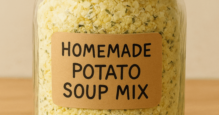 “From Pantry to Bowl: Homemade Potato Soup Mix”