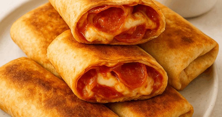“Cheesy Pizza Burritos – Quick & Kid-Friendly Dinner Idea”