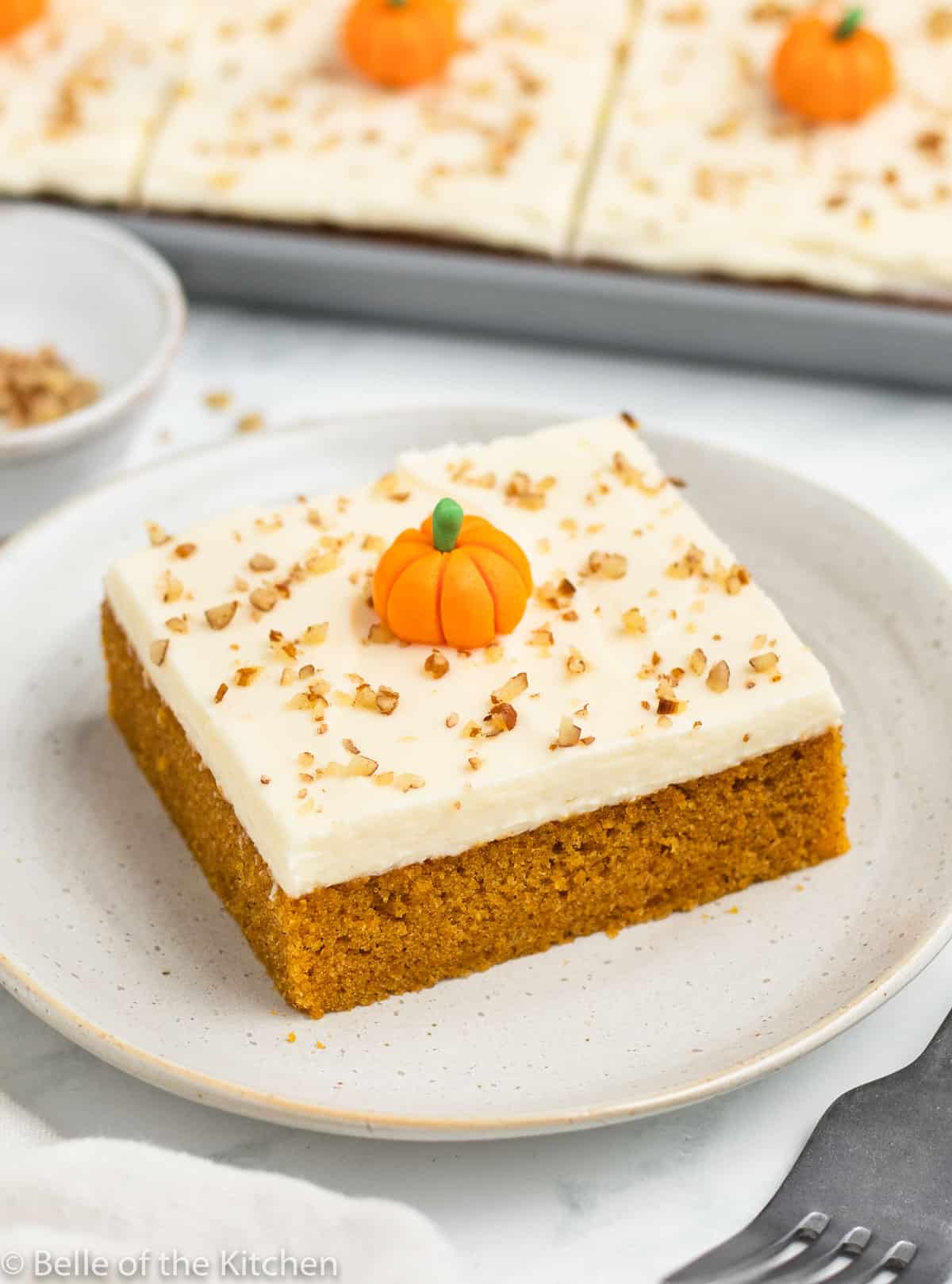 Easy “Pumpkin Sheet Cake” with Cream Cheese Frosting