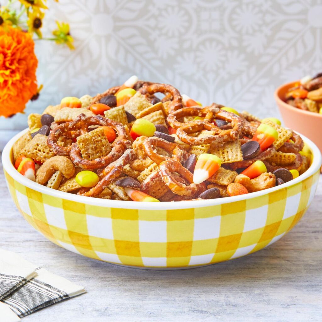 Spooky & Sweet Halloween Chex Mix