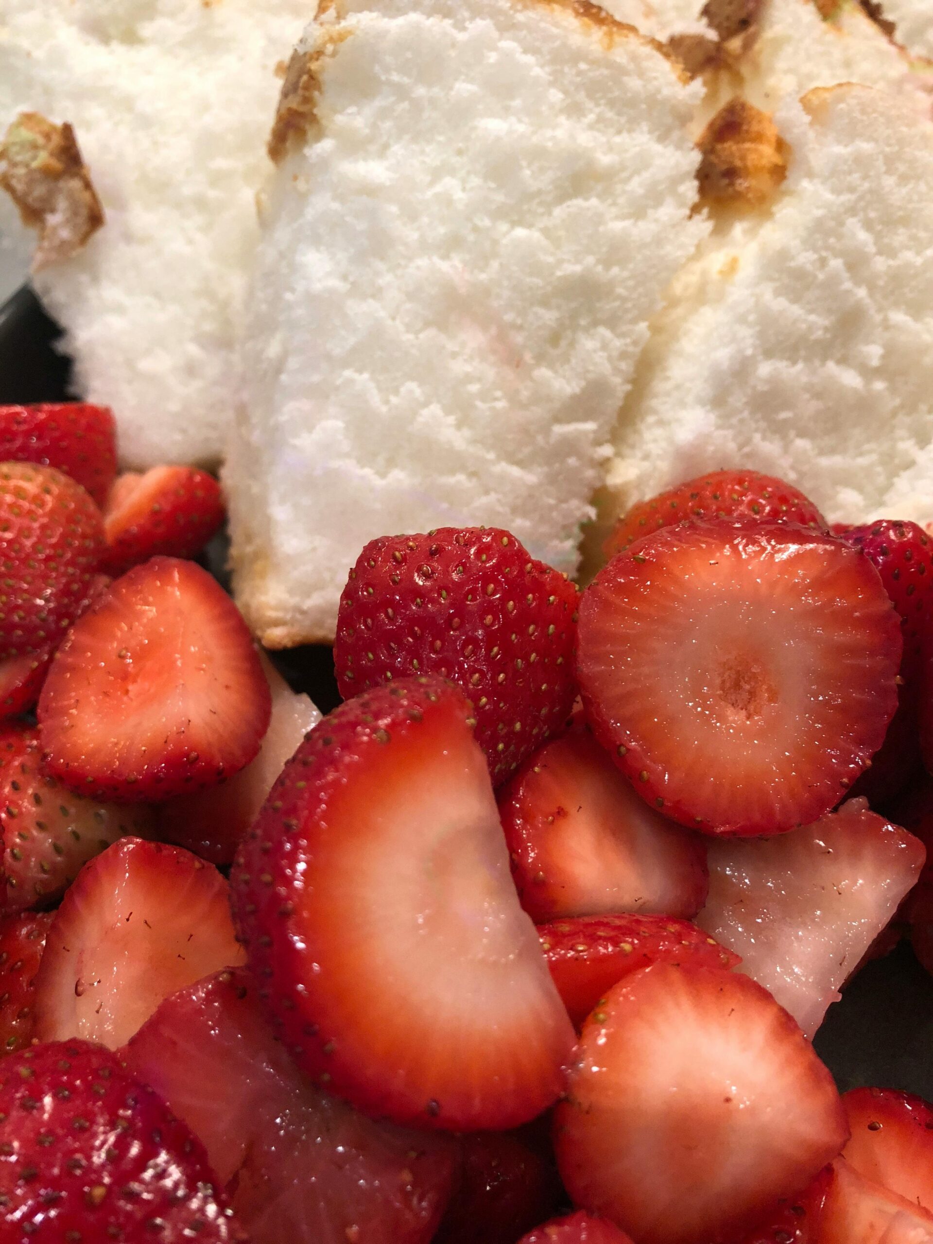 Strawberry Angel Food Cake Recipe